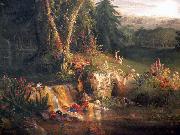 Thomas Cole The Garden of Eden oil